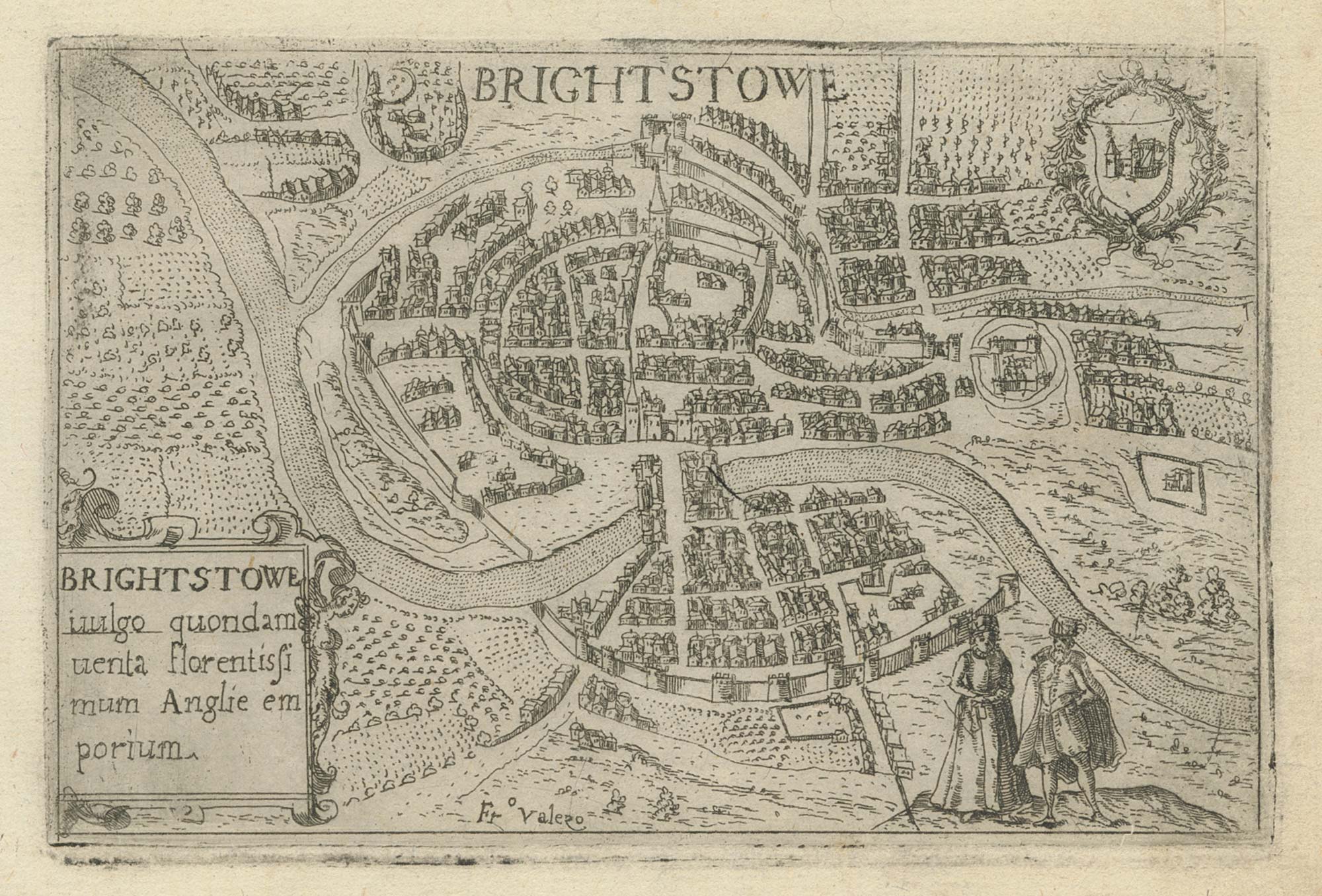 Valegio Bristol, Brightstowe. Brightstowe vulgo quondam venta florentissimum Anglie emporium.