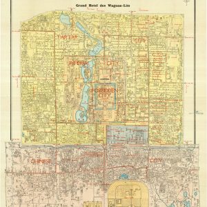 Anonymous, map of Peking / Beijing, Map of Peking -- The American Express Co., Inc. Grand Hotel des Wagon-Lits.