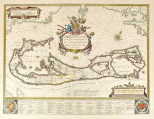 Blaeu Bermuda, Mappa Aestivarum Insularum Alias Barmudas.