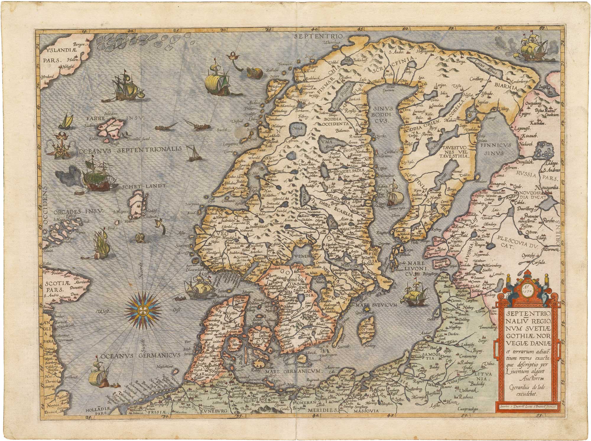 ‘the first modern regional map of Scandinavia’