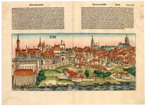 Schedel's incunable view of Buda
