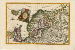 Scherer's map of North Europe and Scandinavia.