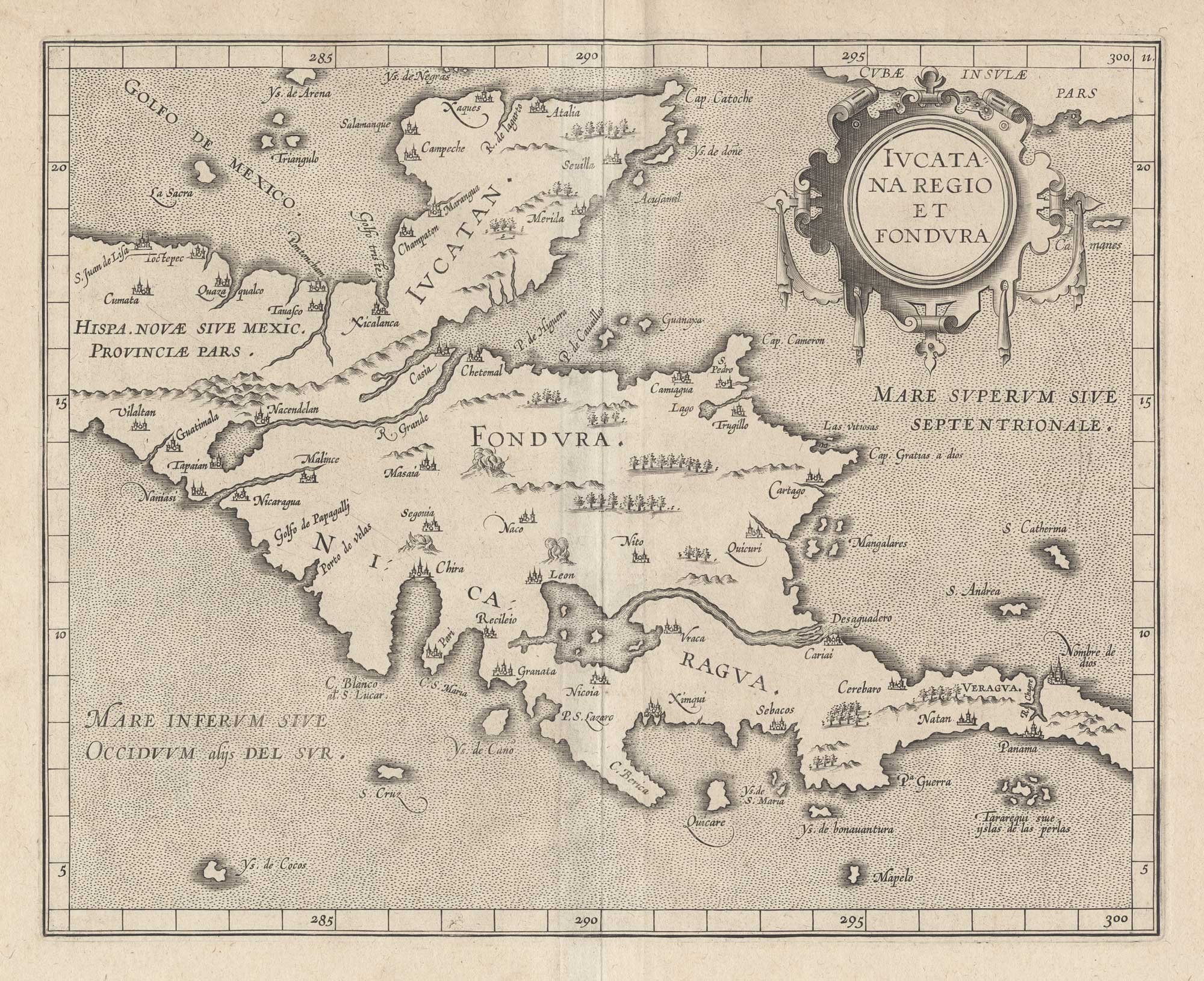 Antique Maps of Central America | Altea Gallery Antique Maps