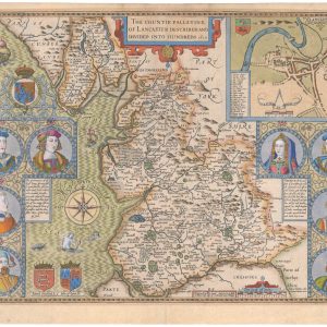 Speed's famous map of Lancashire