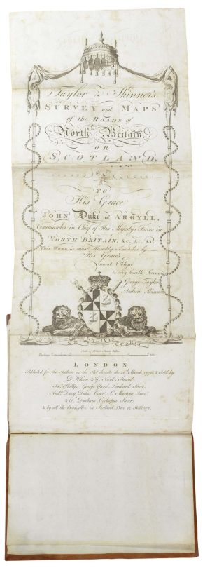 Taylor & Skinner's Survey and Maps of the Roads of North Britain or Scotland.
