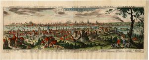 Merian's prospect of Constantinople, titled: Constantinopolis.