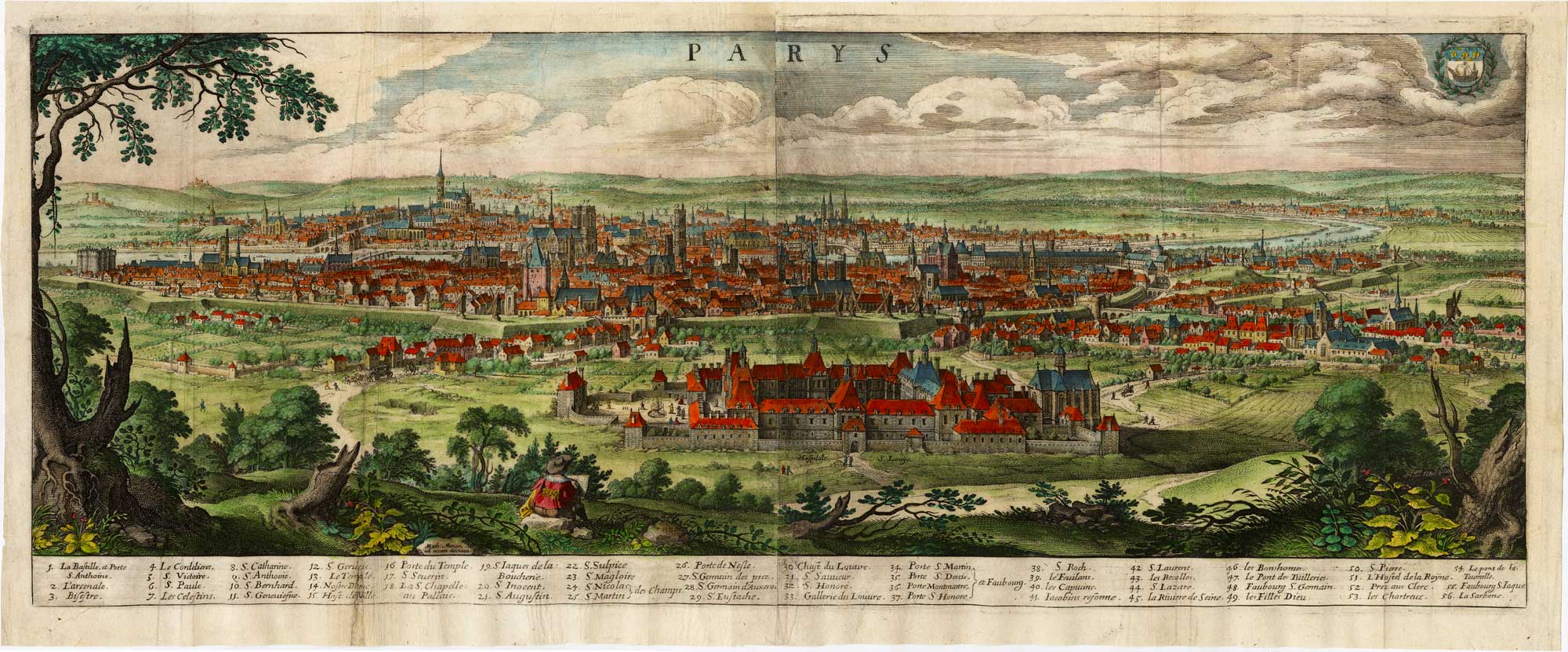 Merian's prospect of Paris