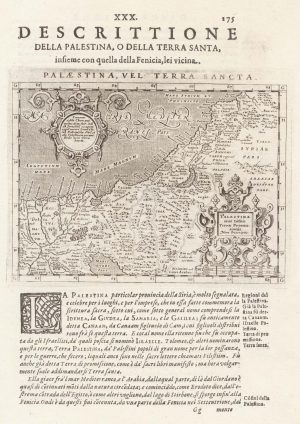 Magini's map of the Holy Land