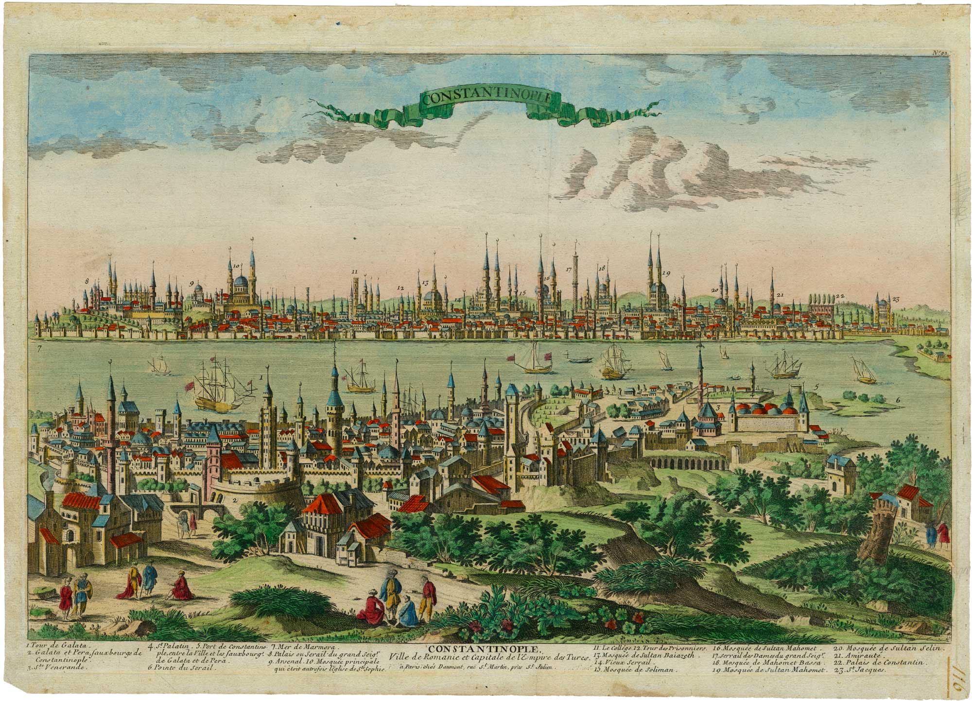 Aveline's prospect of 17th century Constantinople / Istanbul