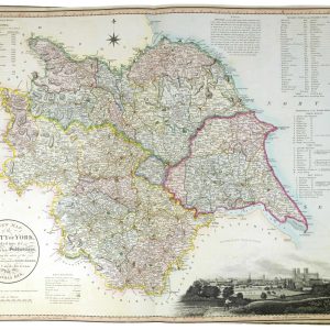 The rare First Edition of Dix's county atlas bound in plano