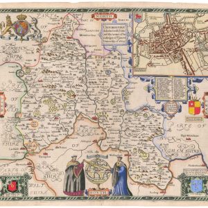 John Speed map of Oxfordshire
