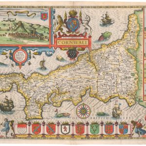 John Speed's map of Cornwall