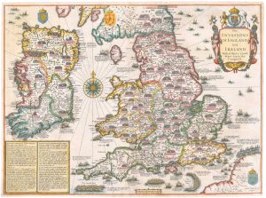 Speed's map of the Invasions of England