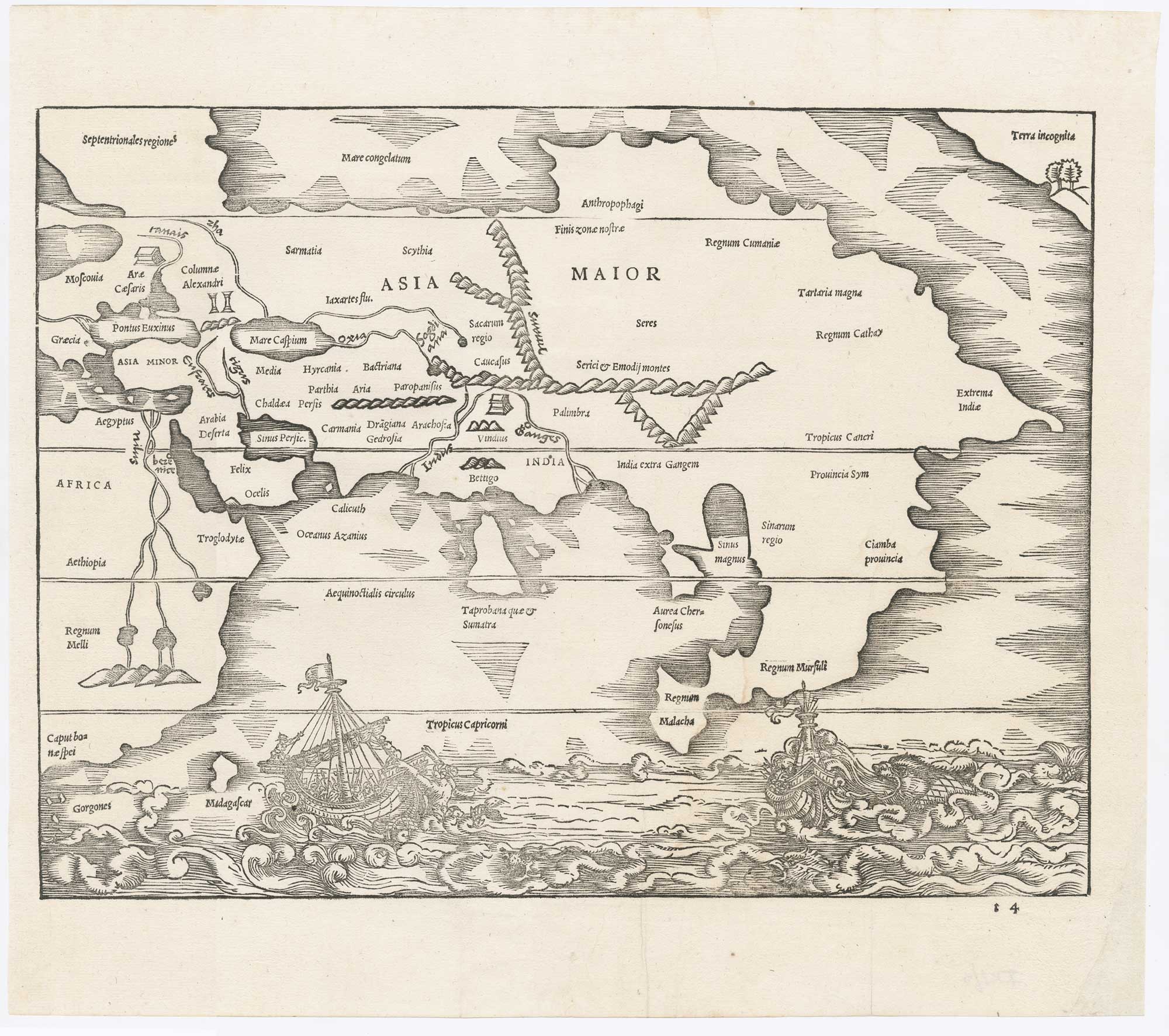 The first map of Asia
