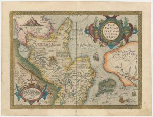 Ortelius map of Tartary, Tartariae Sive Magni Chami Regni typus.
