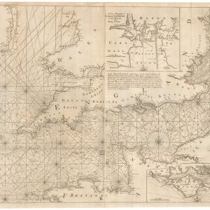 Sea chart of the English Channel by Mount & Page