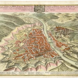 Antique plan of Ulm by Seutter