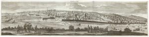Antique prospect of Jerusalem by Bruyn, 1714