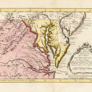 Bellin's map of the environs of Chesapeake Bay