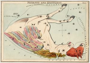 illustration of the constellations Pegasus