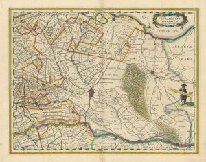 Blaeu's 17th century map of Utrecht