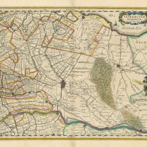 Blaeu's 17th century map of Utrecht