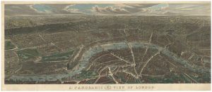 Banks Panoramic 'balloon view' of Victorian London