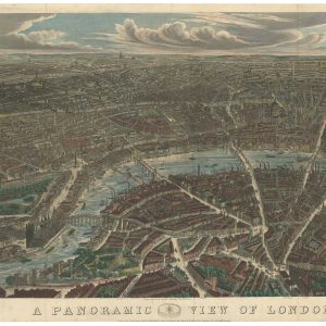 Banks Panoramic 'balloon view' of Victorian London