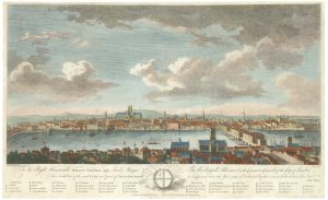 A prospect of London before the Great Fire