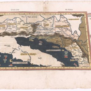 Ptolemy's map of the Balkans, Ulm edition 1486