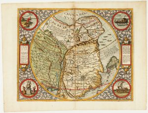 Antique map of China by De Jode