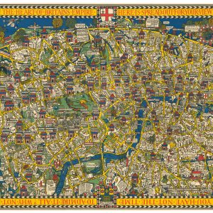 The Wonderground Map of London by MacDonald Gill