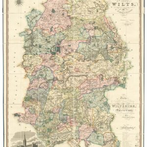 Large scale map of Wiltshire by Greenwood