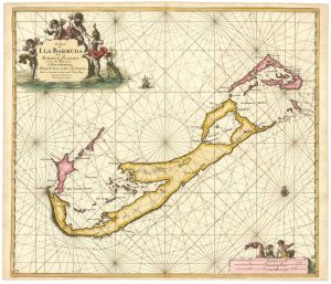 Van Keulen's sea chart of Bermuda