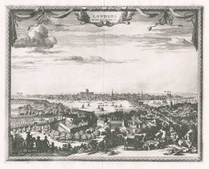 A prospect of pre-fire London by van der Aa