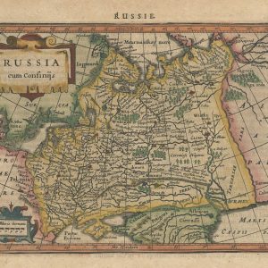 Antique map of Russia by Jansson