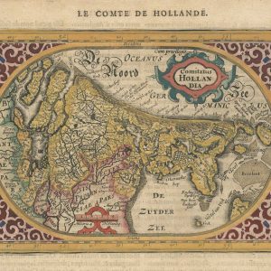 Antique map of Holland by Jansson