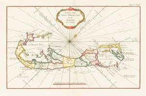 Antique map of Bermuda by Bellin
