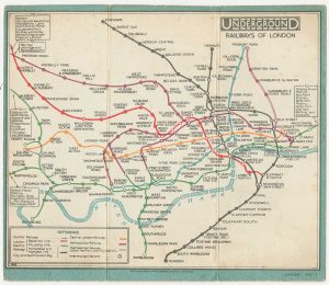 Stingemore's map of the London Underground 1927