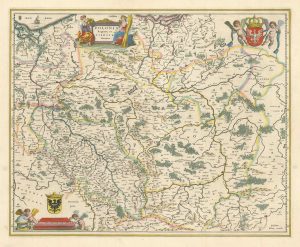 Antique map of Poland by Blaeu