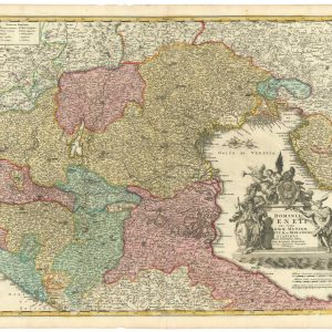 Antique map of Veneto, Venice by Homann