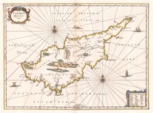 Jansson's map of ancient Cyprus